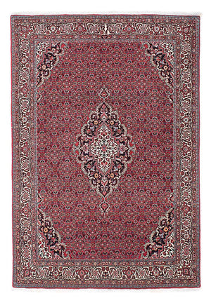 Alfombra persa - Bidjar - 220 x 153 cm - rojo