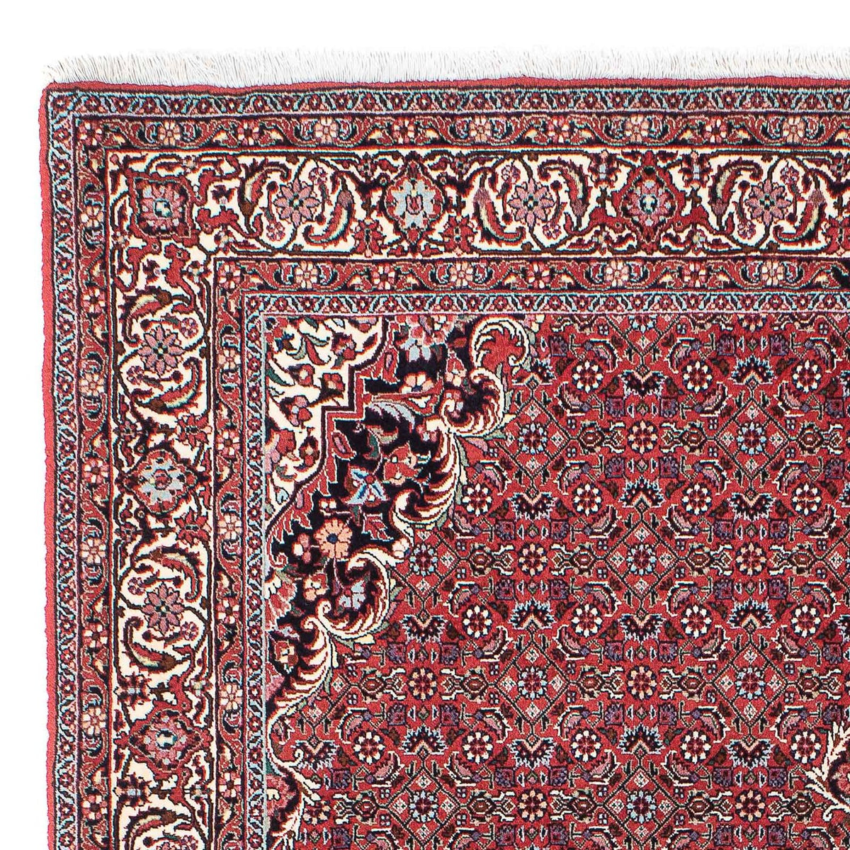 Alfombra persa - Bidjar - 220 x 153 cm - rojo