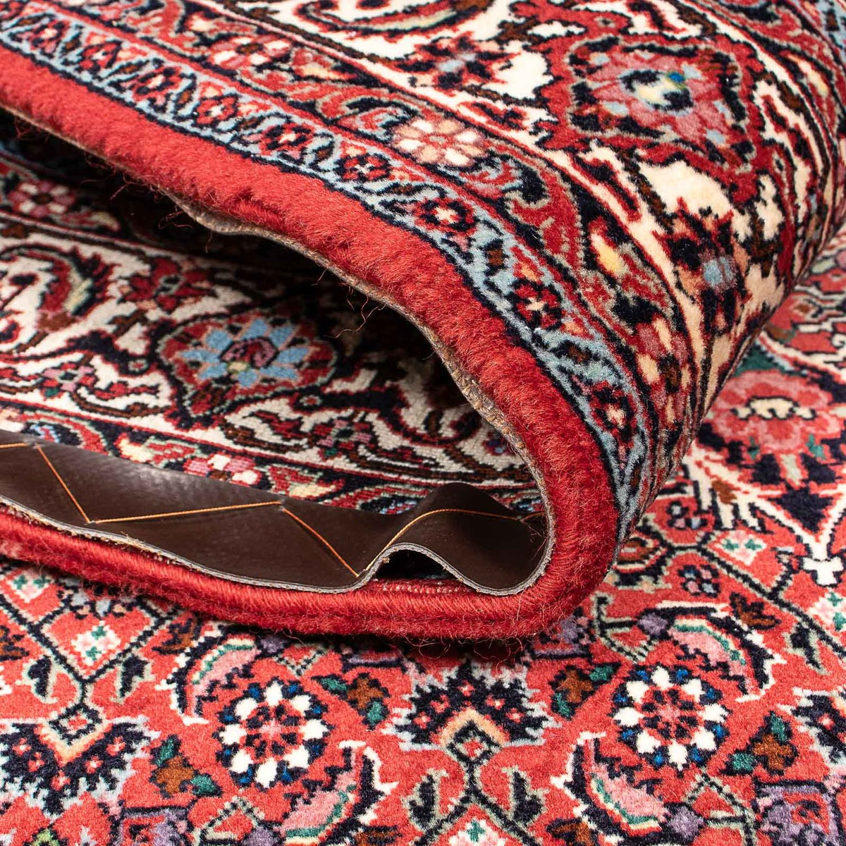 Alfombra persa - Bidjar - 220 x 153 cm - rojo