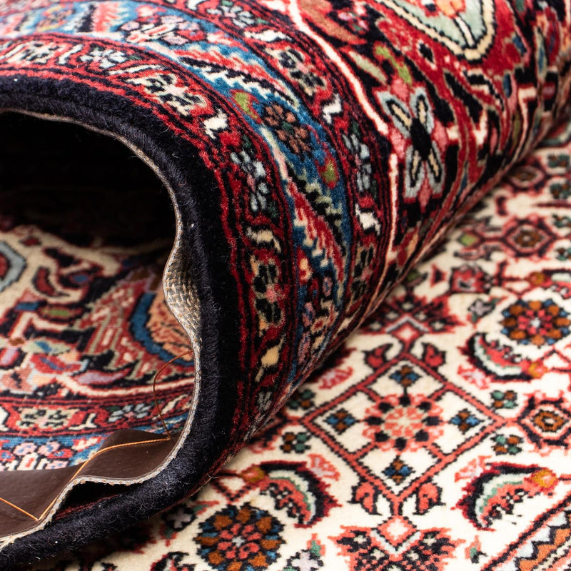 Alfombra persa - Bidjar - 382 x 249 cm - rojo oscuro