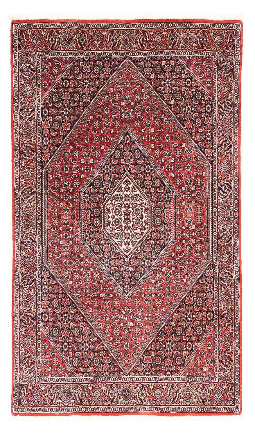 Alfombra persa - Bidjar - 182 x 111 cm - rojo
