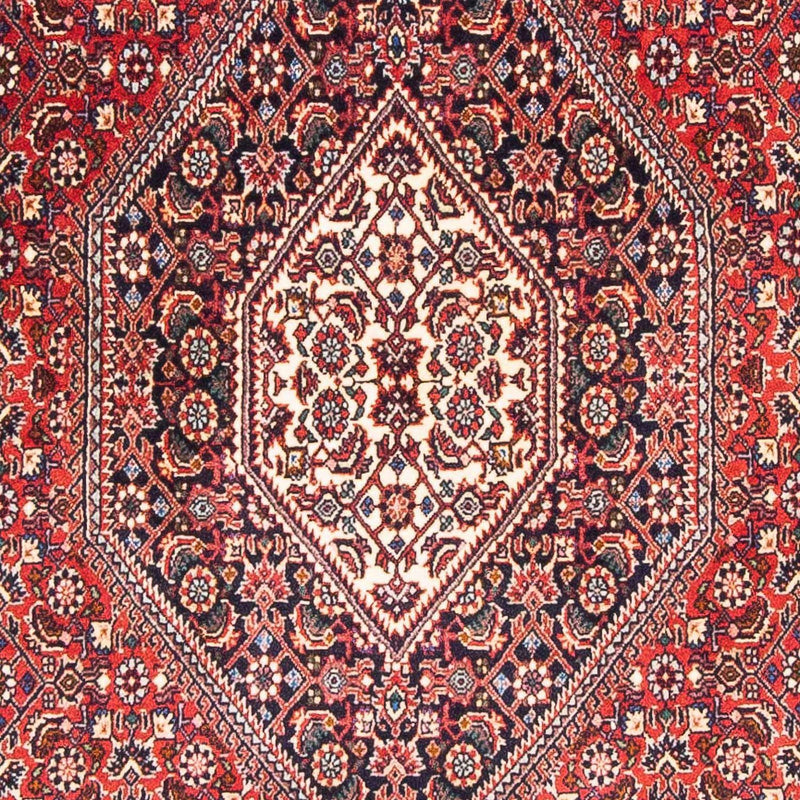 Alfombra persa - Bidjar - 182 x 111 cm - rojo