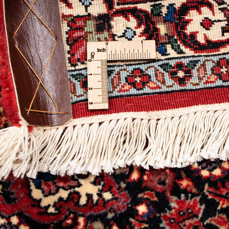 Alfombra persa - Bidjar - 255 x 205 cm - rojo oscuro