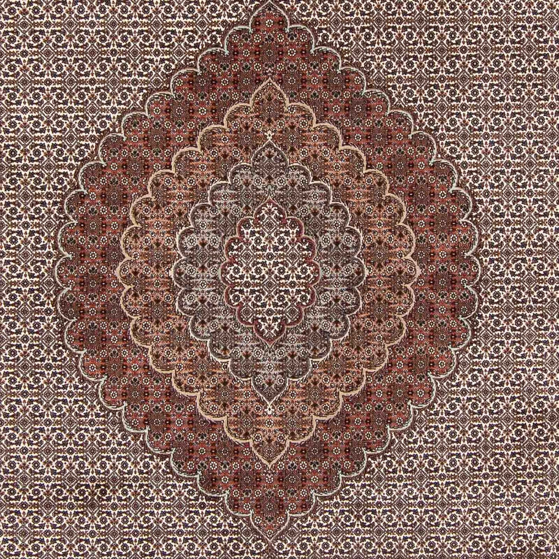 Alfombra Persa - Tabriz - Real - 348 x 253 cm - marrón claro