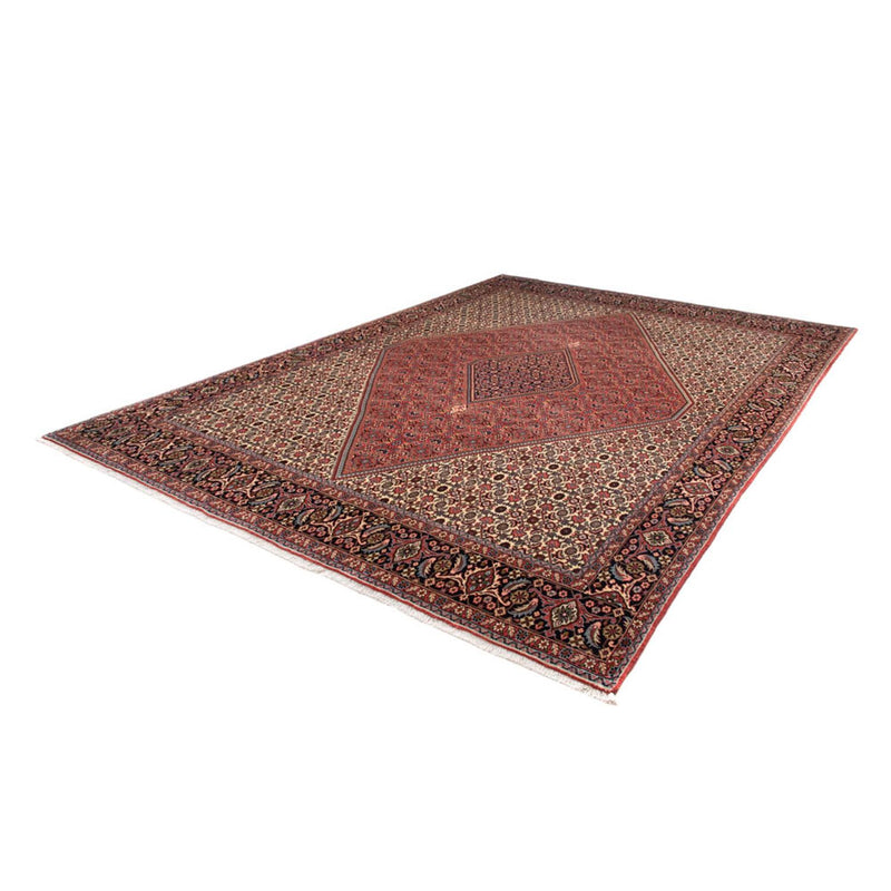 Alfombra persa - Bidjar - 343 x 250 cm - rojo oscuro
