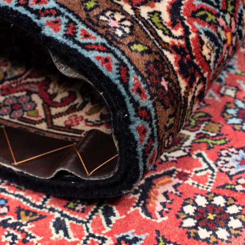 Alfombra persa - Bidjar - 242 x 135 cm - rojo