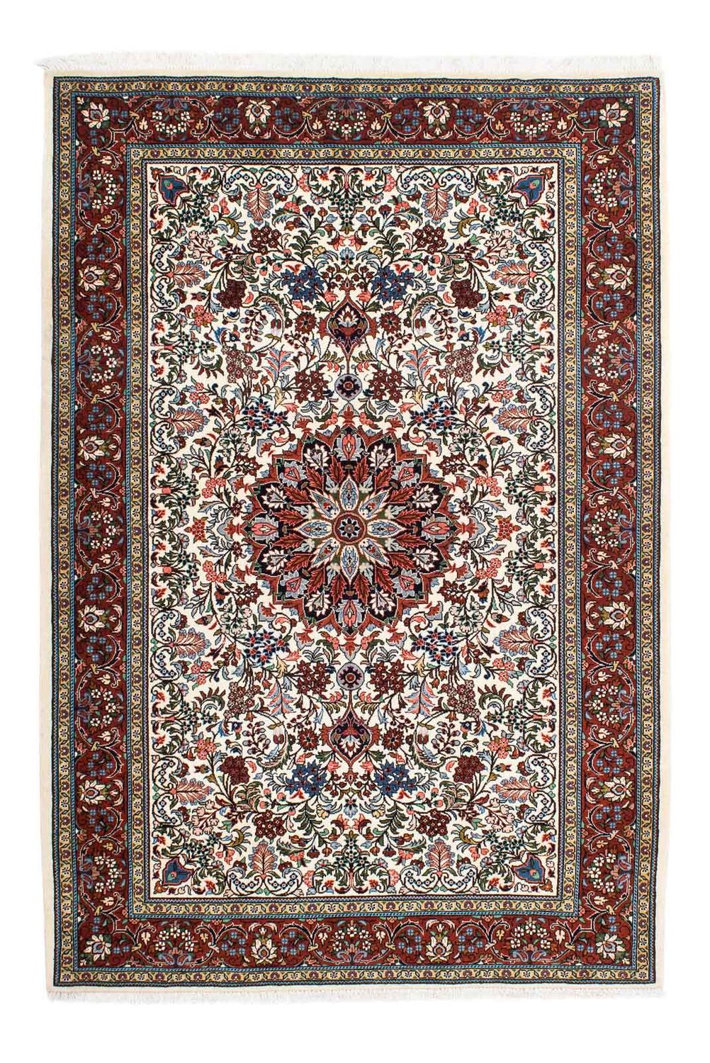 Alfombra persa - Bidjar - 213 x 140 cm - beige