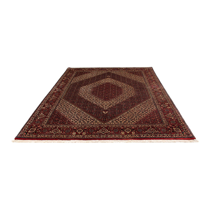 Alfombra persa - Bidjar - 262 x 203 cm - rojo oscuro