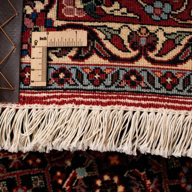 Alfombra persa - Bidjar - 262 x 203 cm - rojo oscuro