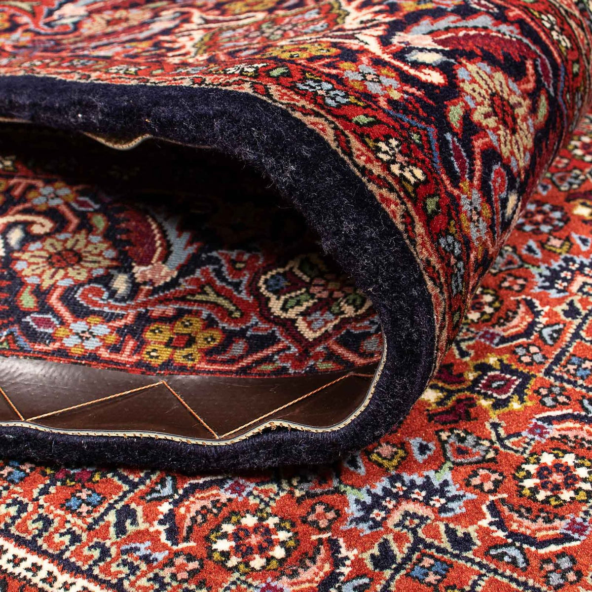 Alfombra persa - Bidjar - 218 x 139 cm - óxido