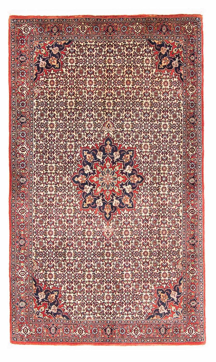 Alfombra persa - Bidjar - 151 x 88 cm - beige