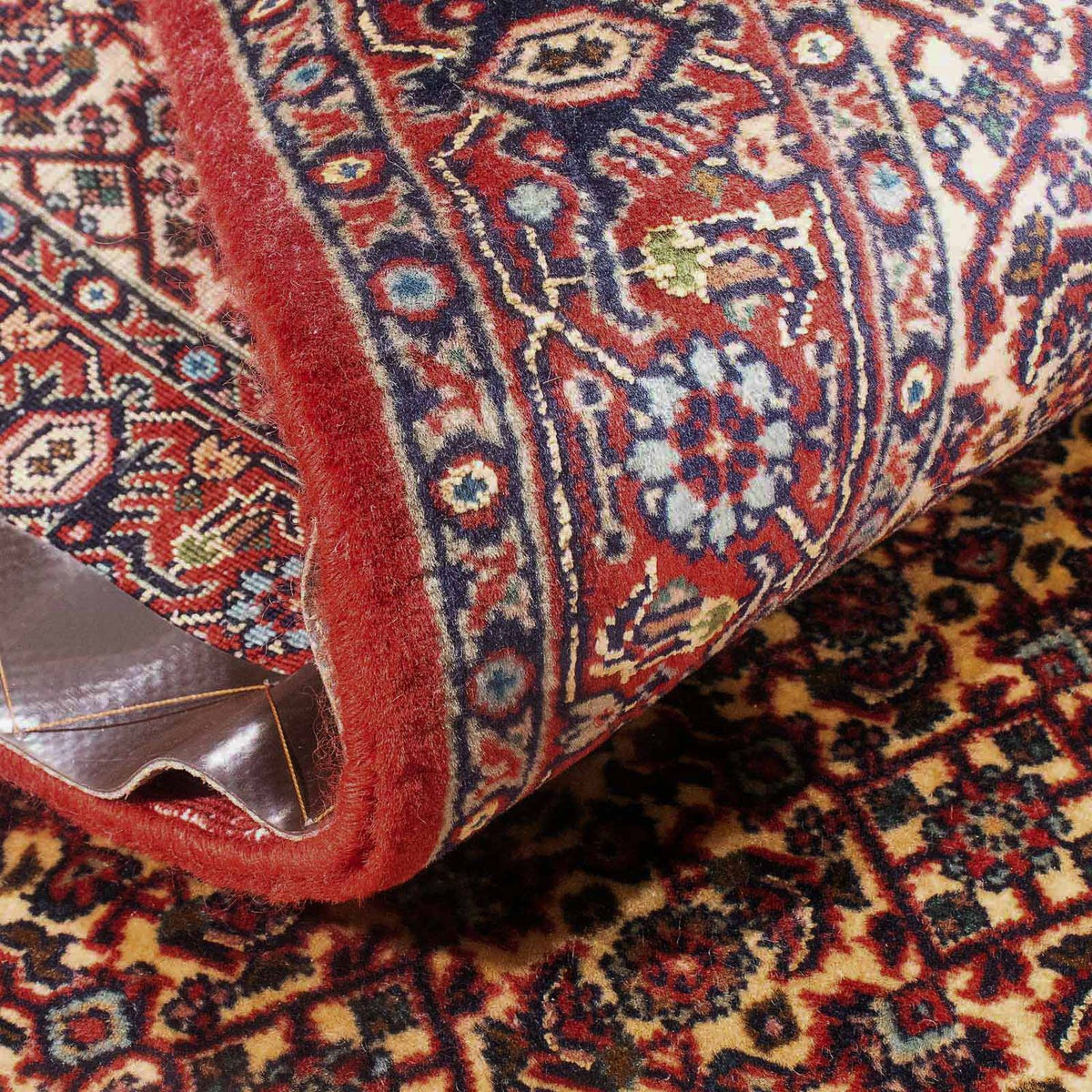 Alfombra persa - Bidjar - 151 x 88 cm - beige