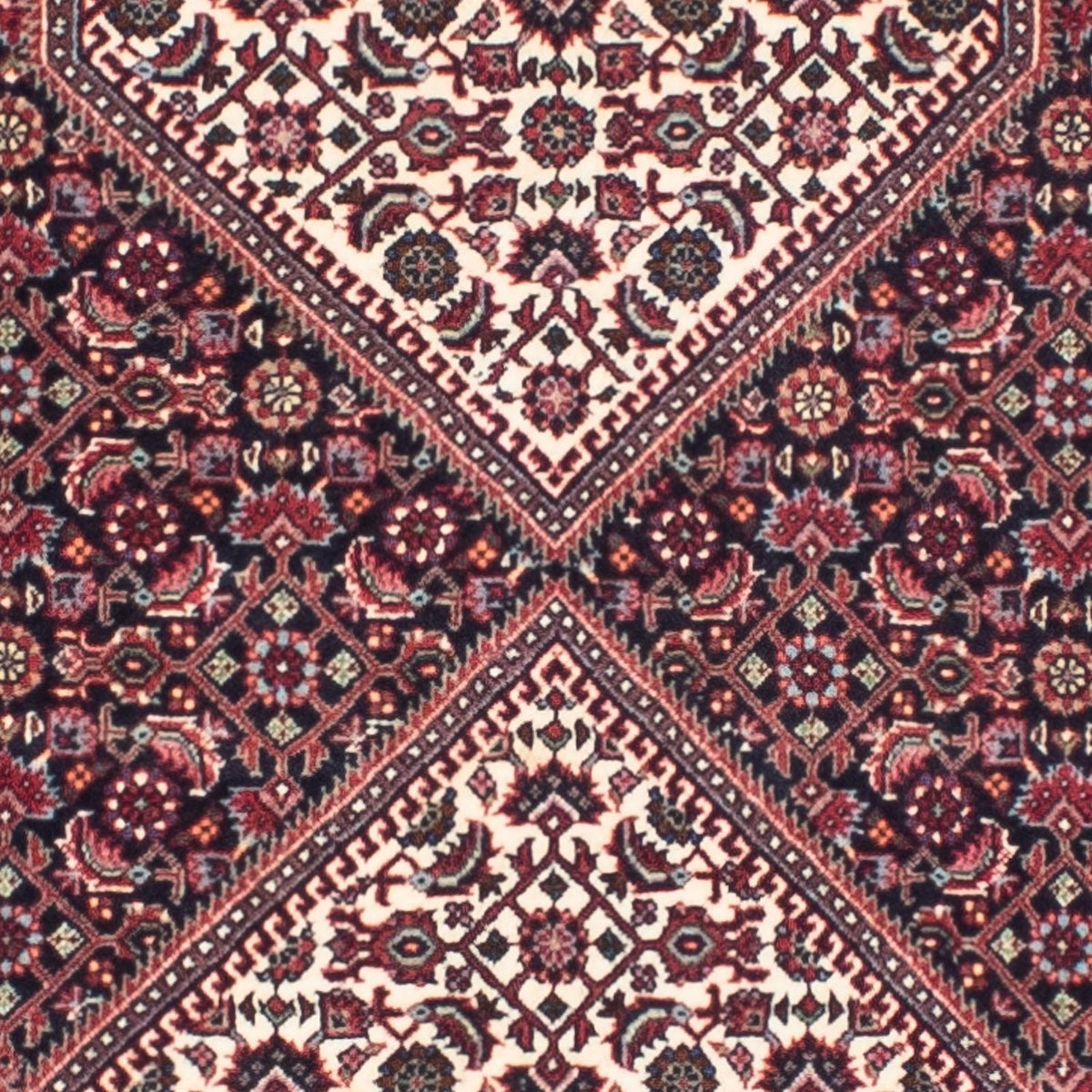 Alfombra de pasillo Alfombra persa - Bidjar - 289 x 83 cm - azul oscuro