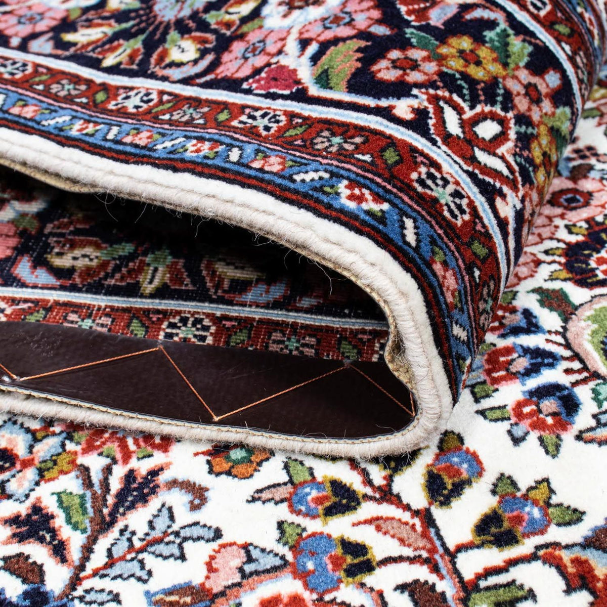 Alfombra persa - Bidjar - 208 x 133 cm - beige