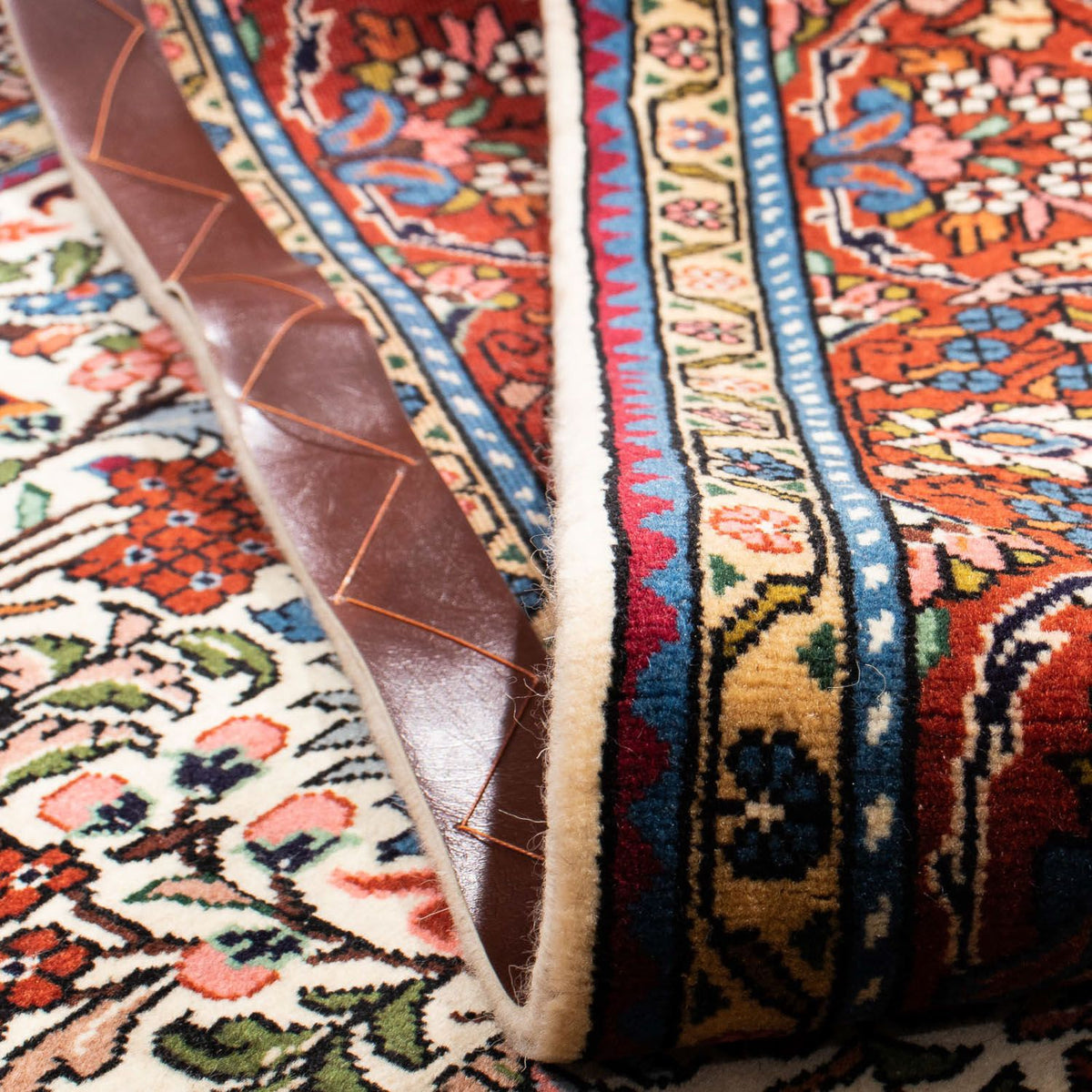 Alfombra persa - Bidjar - 220 x 139 cm - beige