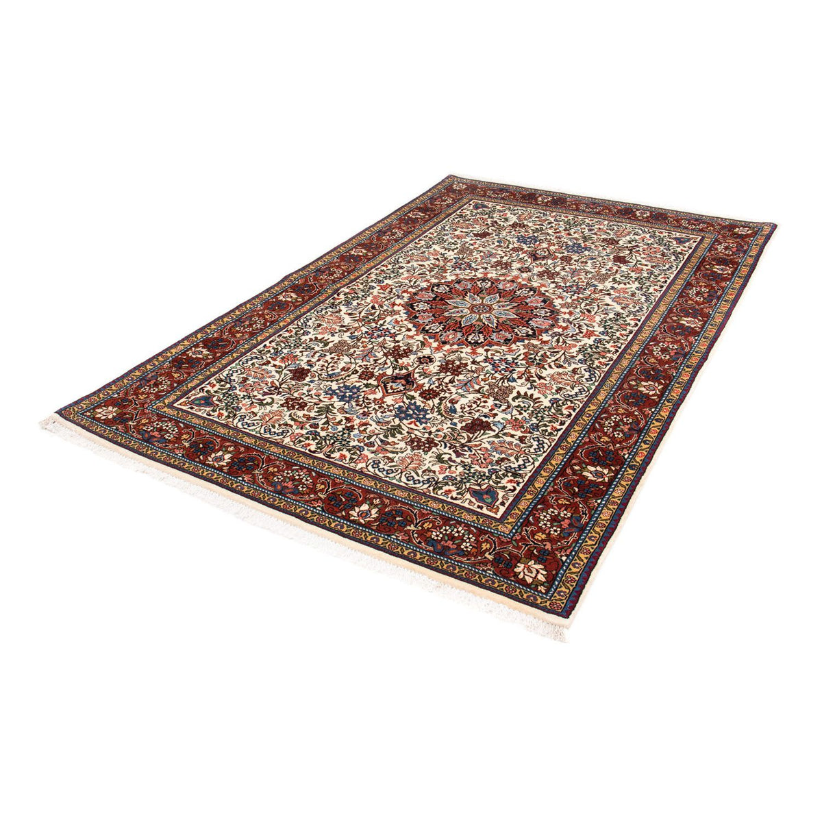 Alfombra persa - Bidjar - 220 x 139 cm - beige