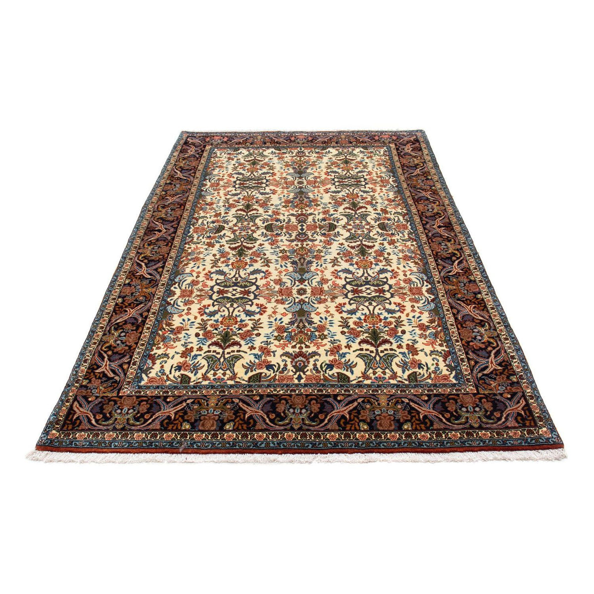 Alfombra persa - Bidjar - 243 x 135 cm - beige