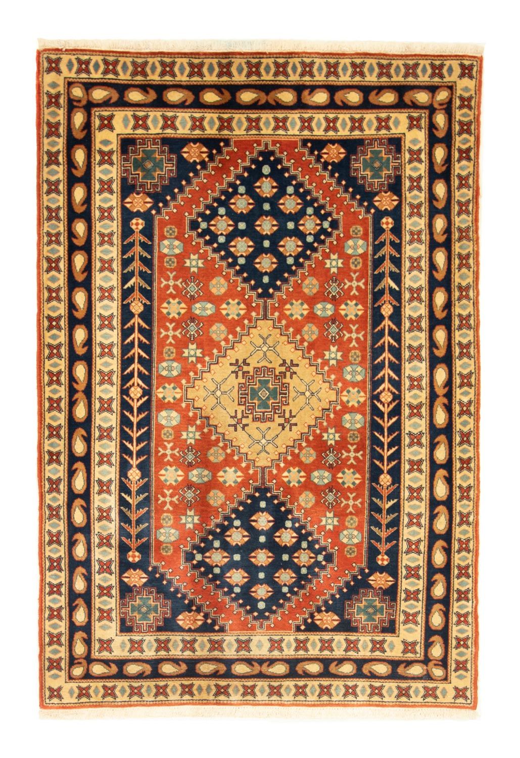 Alfombra persa - Nómada - 176 x 120 cm - óxido