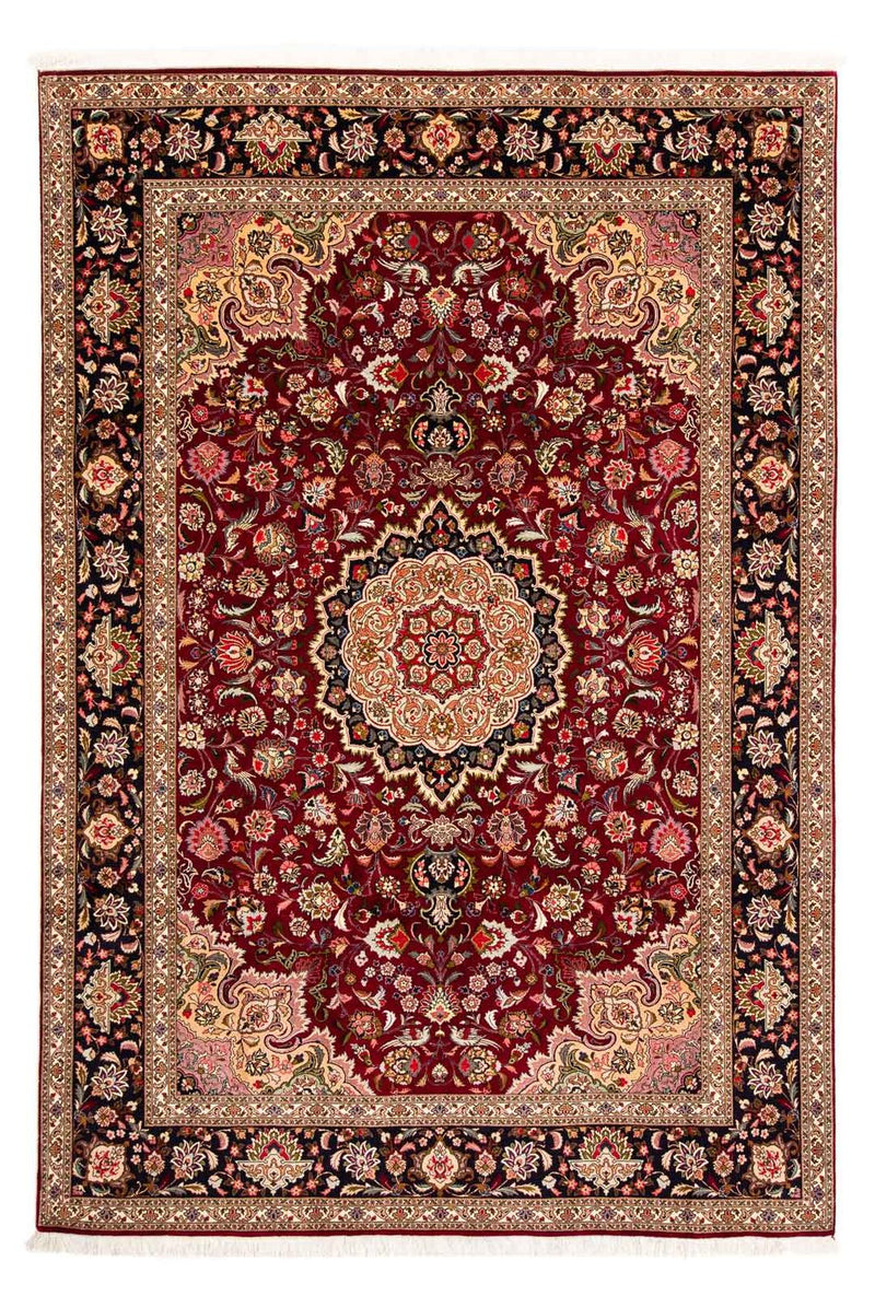 Alfombra Persa - Tabriz - Real - 300 x 202 cm - rojo oscuro