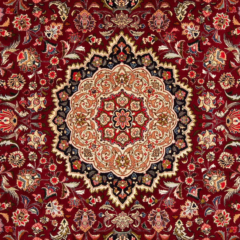 Alfombra Persa - Tabriz - Real - 300 x 202 cm - rojo oscuro
