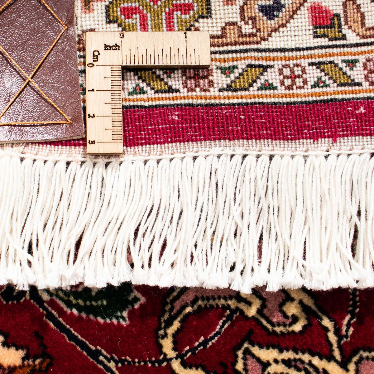 Alfombra Persa - Tabriz - Real - 300 x 202 cm - rojo oscuro