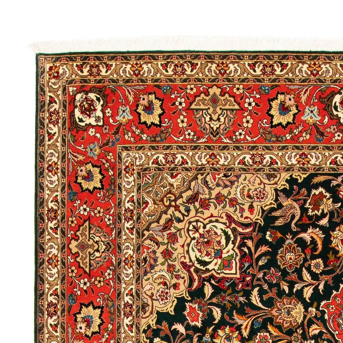 Alfombra Persa - Tabriz - Real - 295 x 198 cm - rojo
