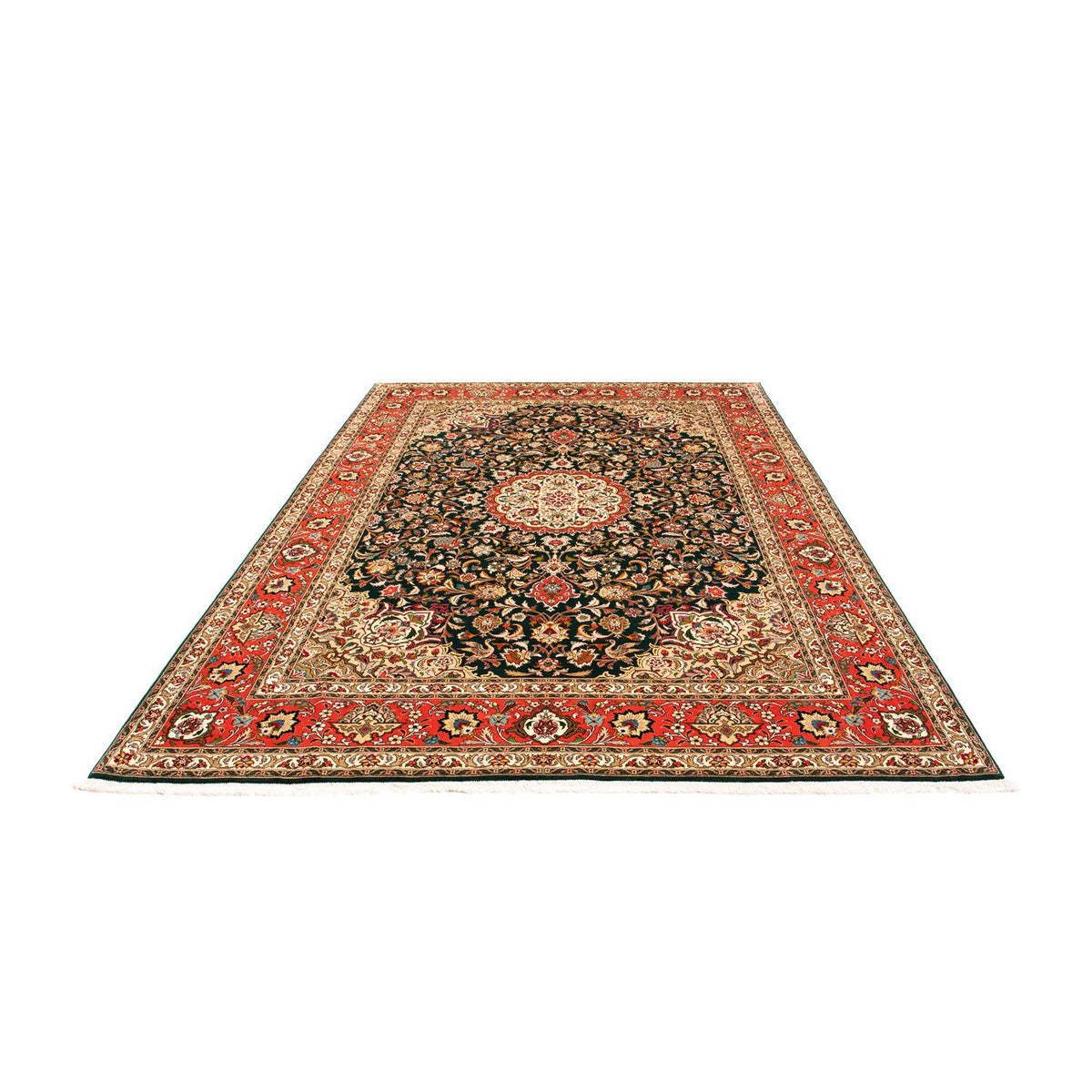 Alfombra Persa - Tabriz - Real - 295 x 198 cm - rojo