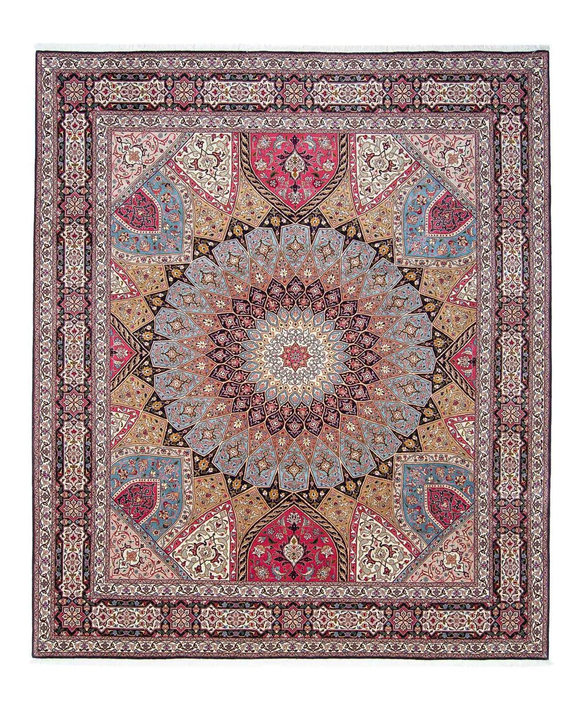 Alfombra Persa - Tabriz - Real - 304 x 255 cm - multicolor