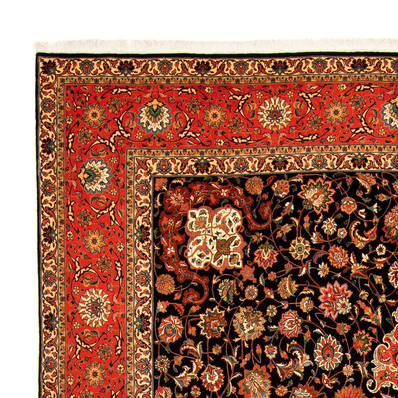 Alfombra Persa - Tabriz - Real - 407 x 297 cm - azul oscuro