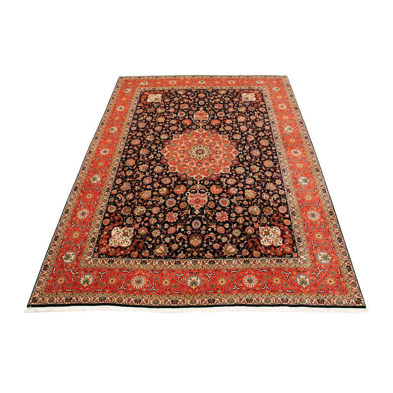 Alfombra Persa - Tabriz - Real - 407 x 297 cm - azul oscuro