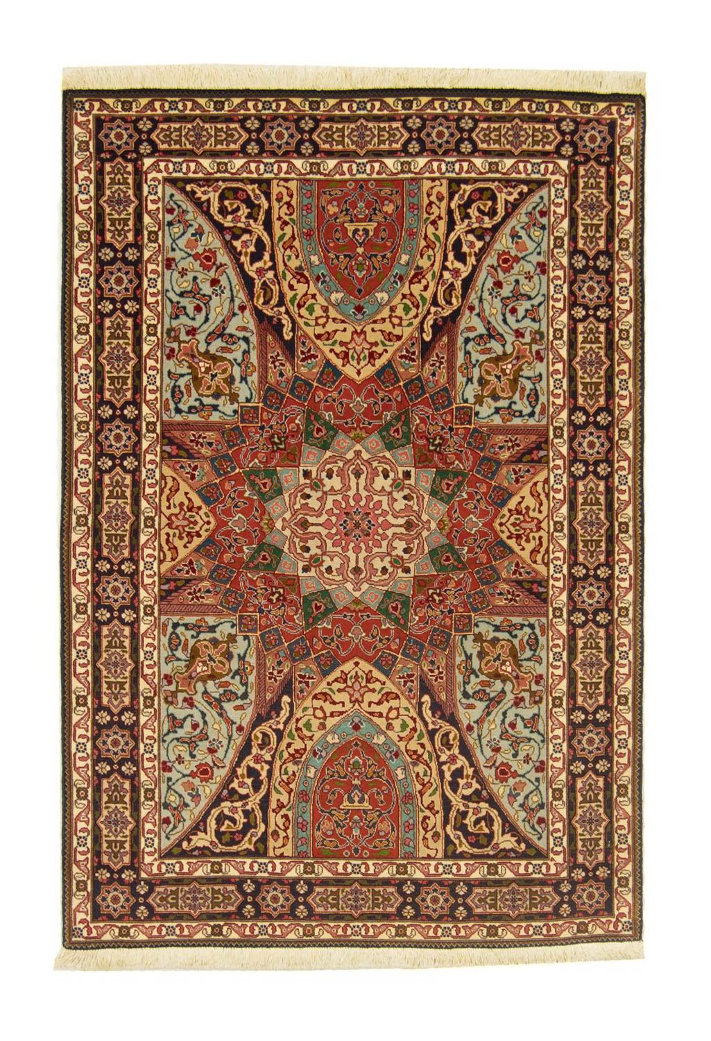 Alfombra Persa - Tabriz - Real - 151 x 102 cm - multicolor
