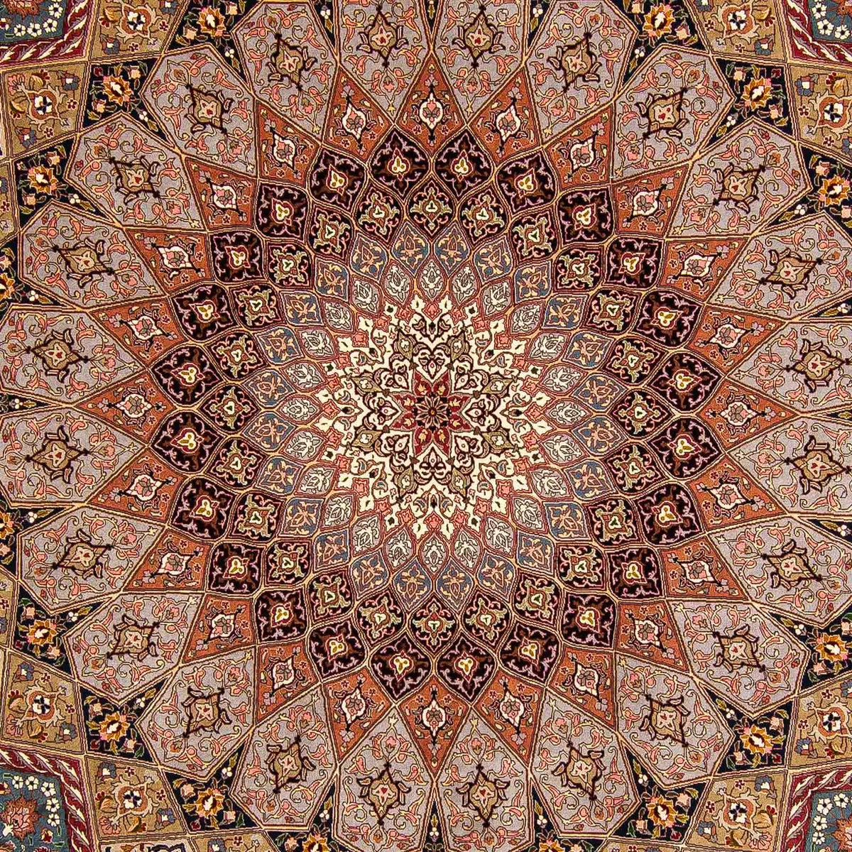 Alfombra Persa - Tabriz - Real - 388 x 298 cm - multicolor