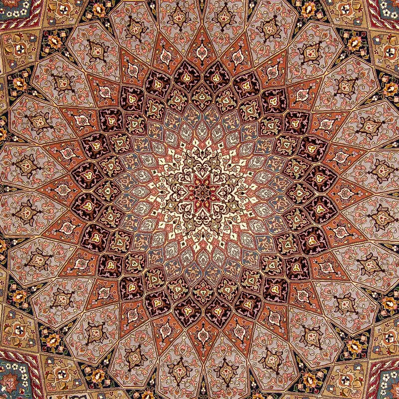 Alfombra Persa - Tabriz - Real - 388 x 298 cm - multicolor