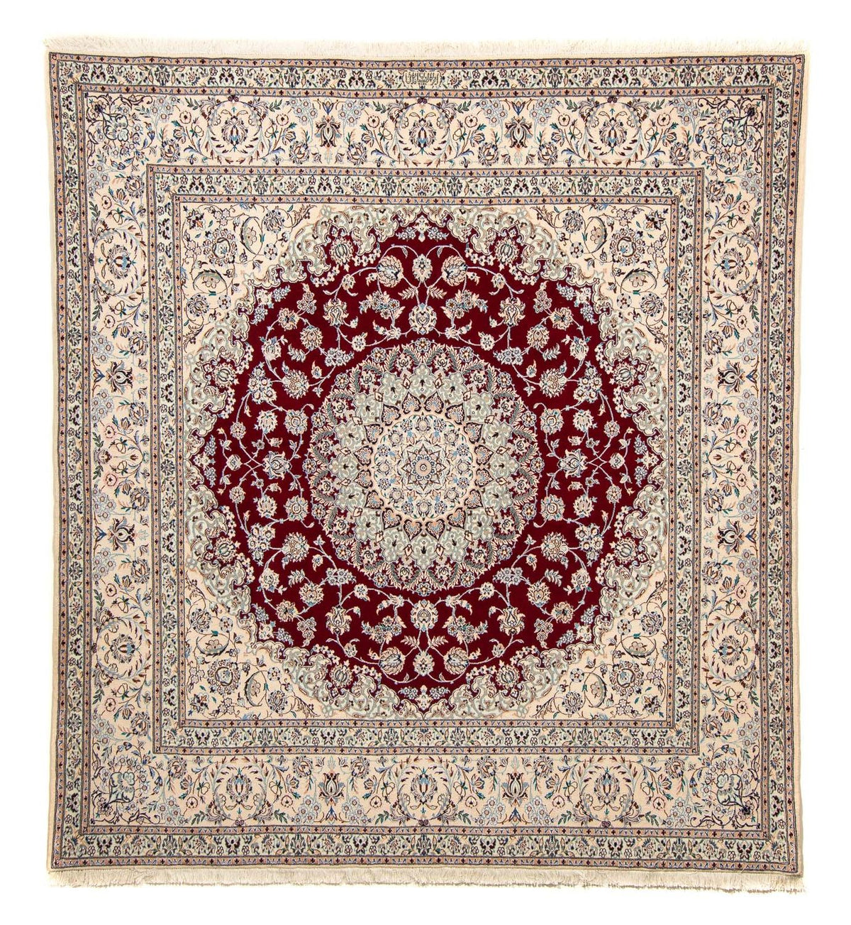 Alfombra Persa - Nain - Prima cuadrado - 211 x 200 cm - beige