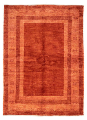 Alfombra Gabbeh - Persa - 242 x 170 cm - rojo oscuro