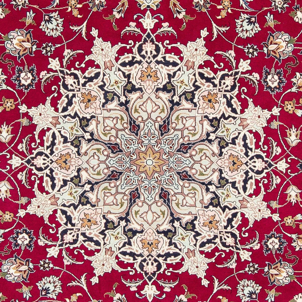 Alfombra Persa - Tabriz - Real - 300 x 203 cm - rojo oscuro