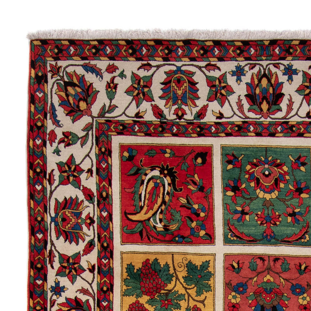 Alfombra persa - Nómada - 377 x 252 cm - rojo oscuro