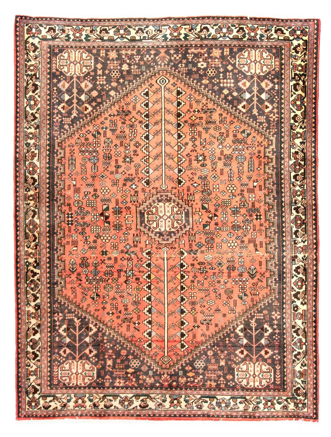 Alfombra persa - Nómada - 191 x 149 cm - rojo