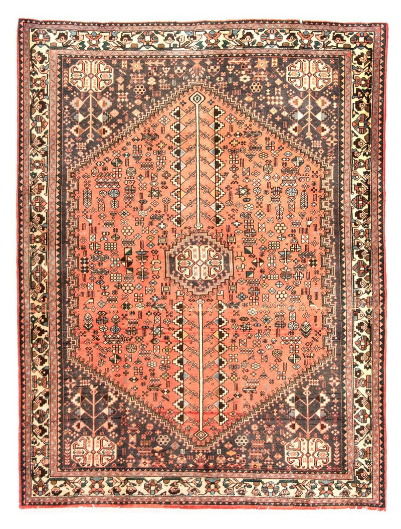 Alfombra persa - Nómada - 191 x 149 cm - rojo
