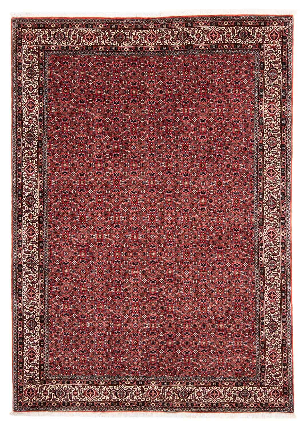 Alfombra persa - Bidjar - 243 x 173 cm - rojo oscuro