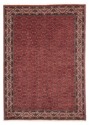 Alfombra persa - Bidjar - 243 x 173 cm - rojo oscuro