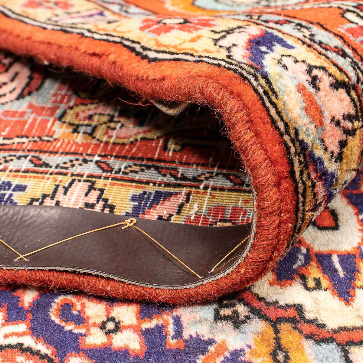 Alfombra persa - Bidjar - 385 x 300 cm - azul oscuro