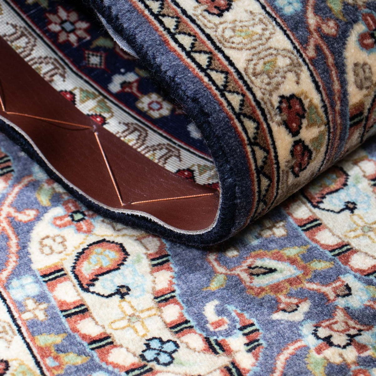 Alfombra de pasillo Alfombra persa - Ghom - 153 x 54 cm - multicolor