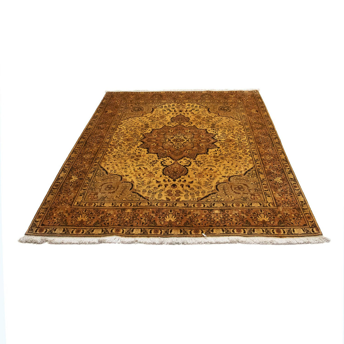 Alfombra persa - Tabriz - 205 x 154 cm - marrón