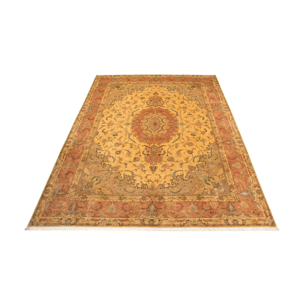 Alfombra Persa - Tabriz - Real - 398 x 306 cm - oro