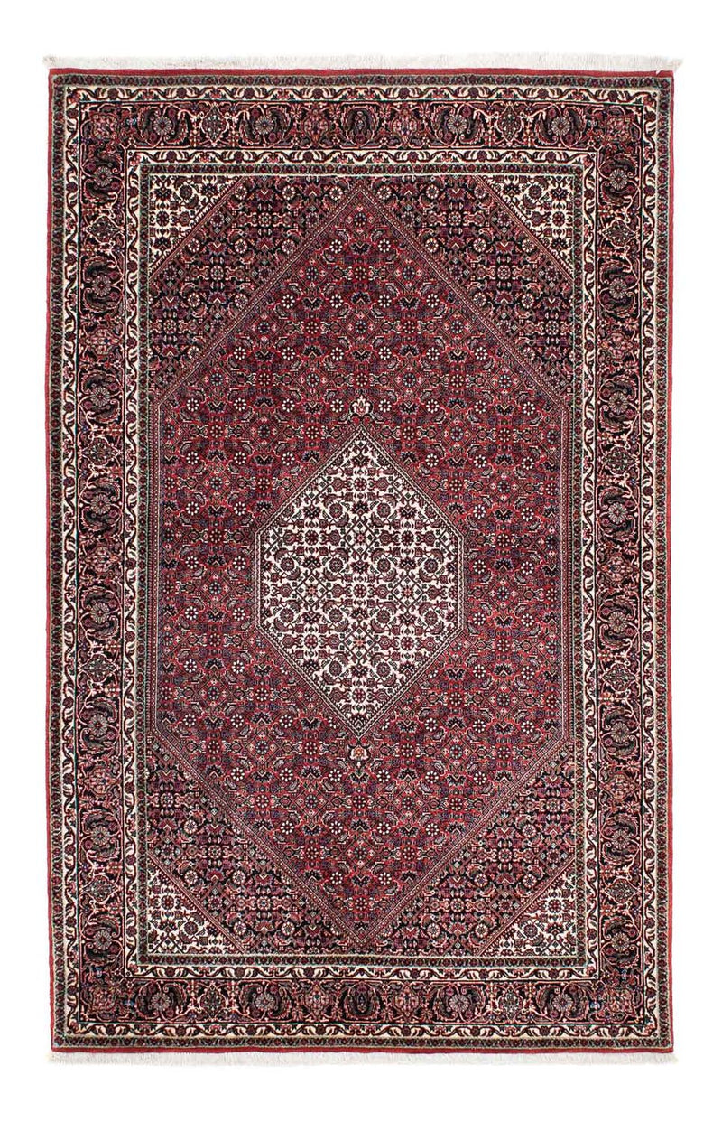 Alfombra persa - Bidjar - 217 x 131 cm - rojo