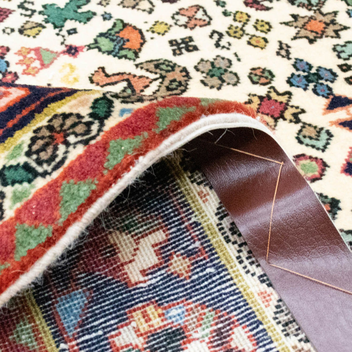 Alfombra persa - Nómada - 193 x 149 cm - beige