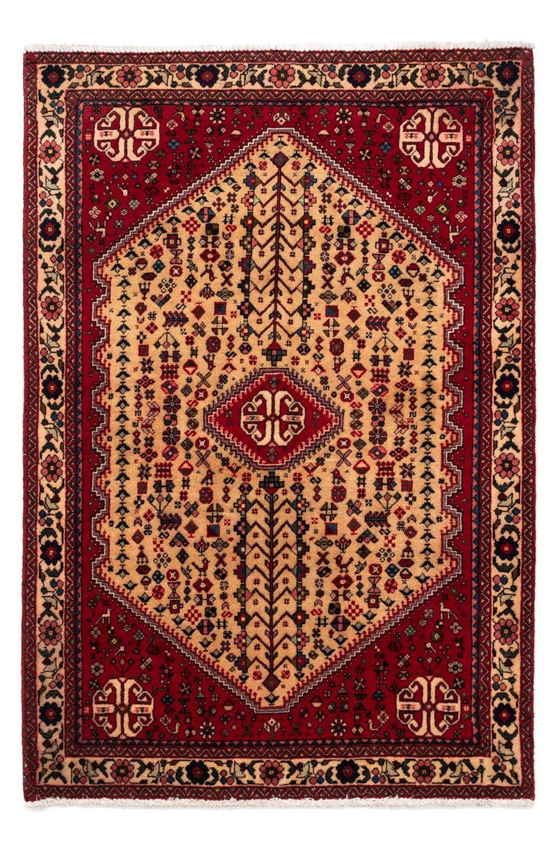 Alfombra persa - Nómada - 157 x 105 cm - rojo oscuro