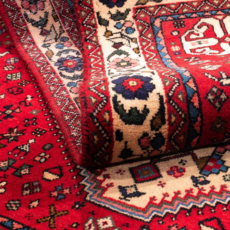 Alfombra persa - Nómada - 157 x 105 cm - rojo oscuro