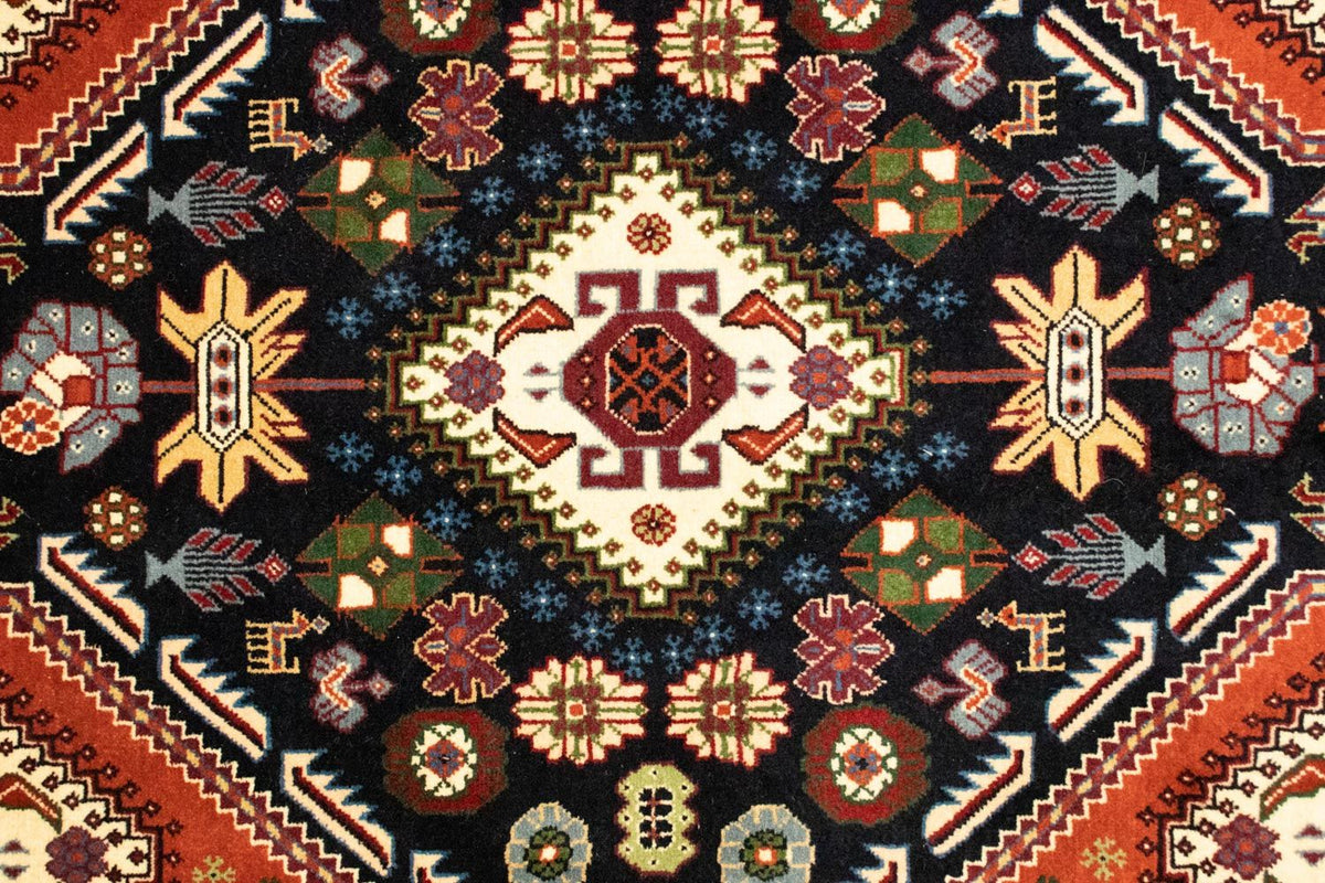 Alfombra persa - Nómada - 154 x 107 cm - azul oscuro